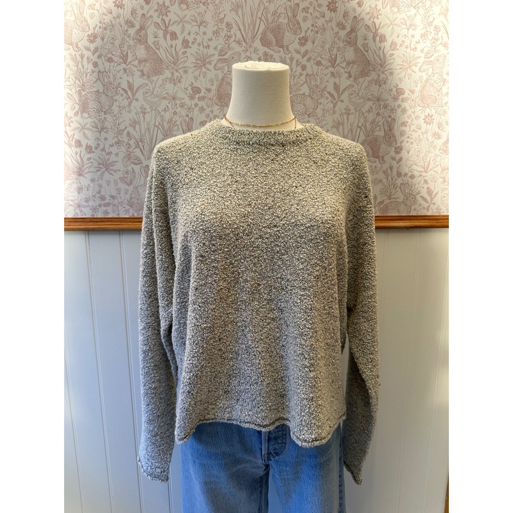 Vintage Columbia Sportswear Bouclé Knit Sweater – Size Large - Picture 2 of 7